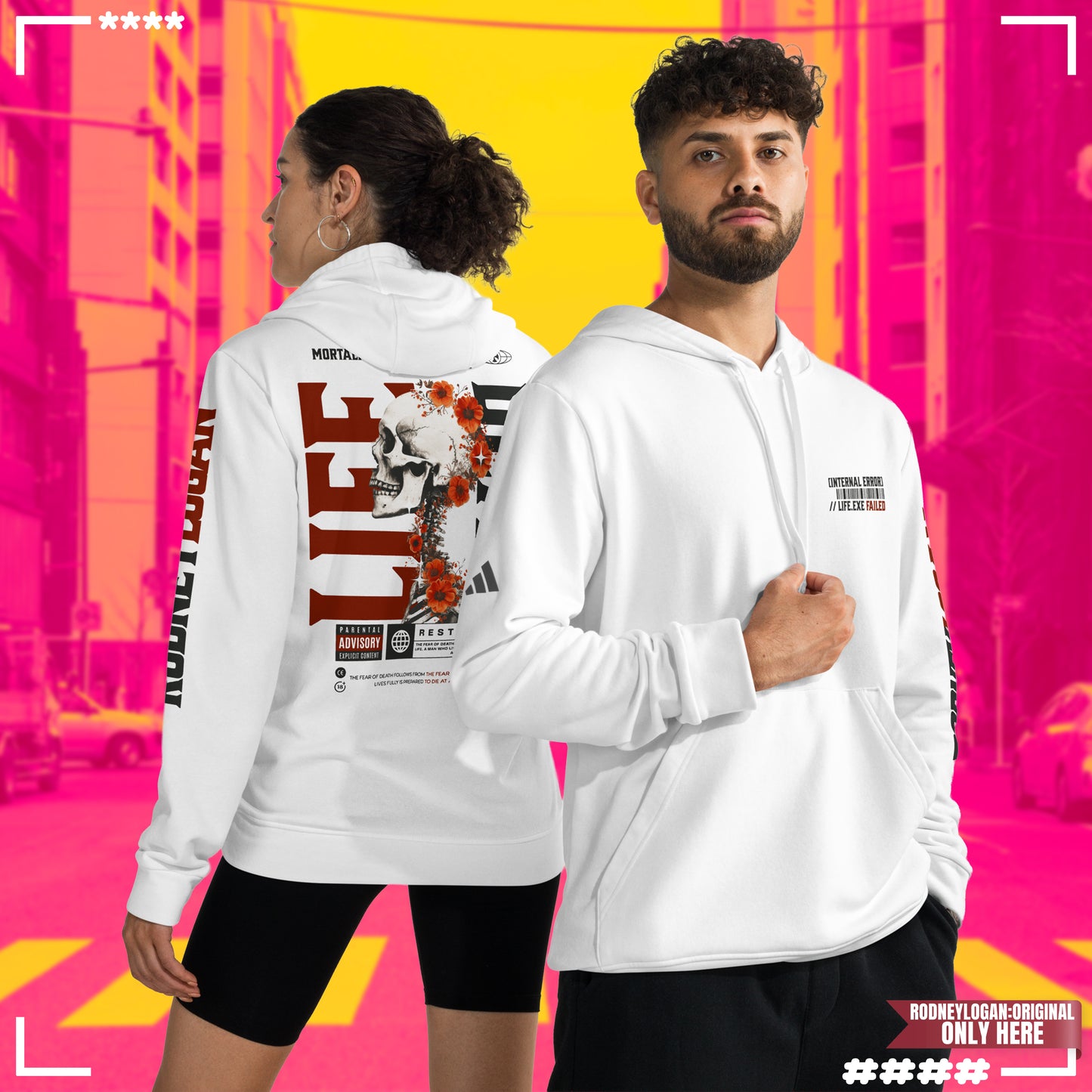 B-Side „Mortality“ Hoodie — adidas® base I RodneyLogan Hoodie