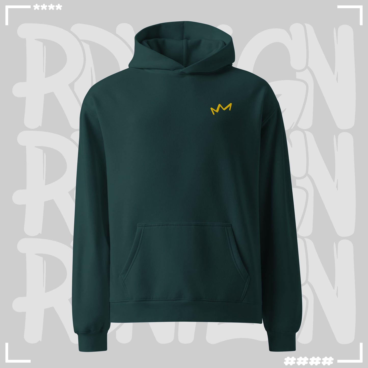 Essentials: Oversized Hoodie Pine Green Oversized Hoodie