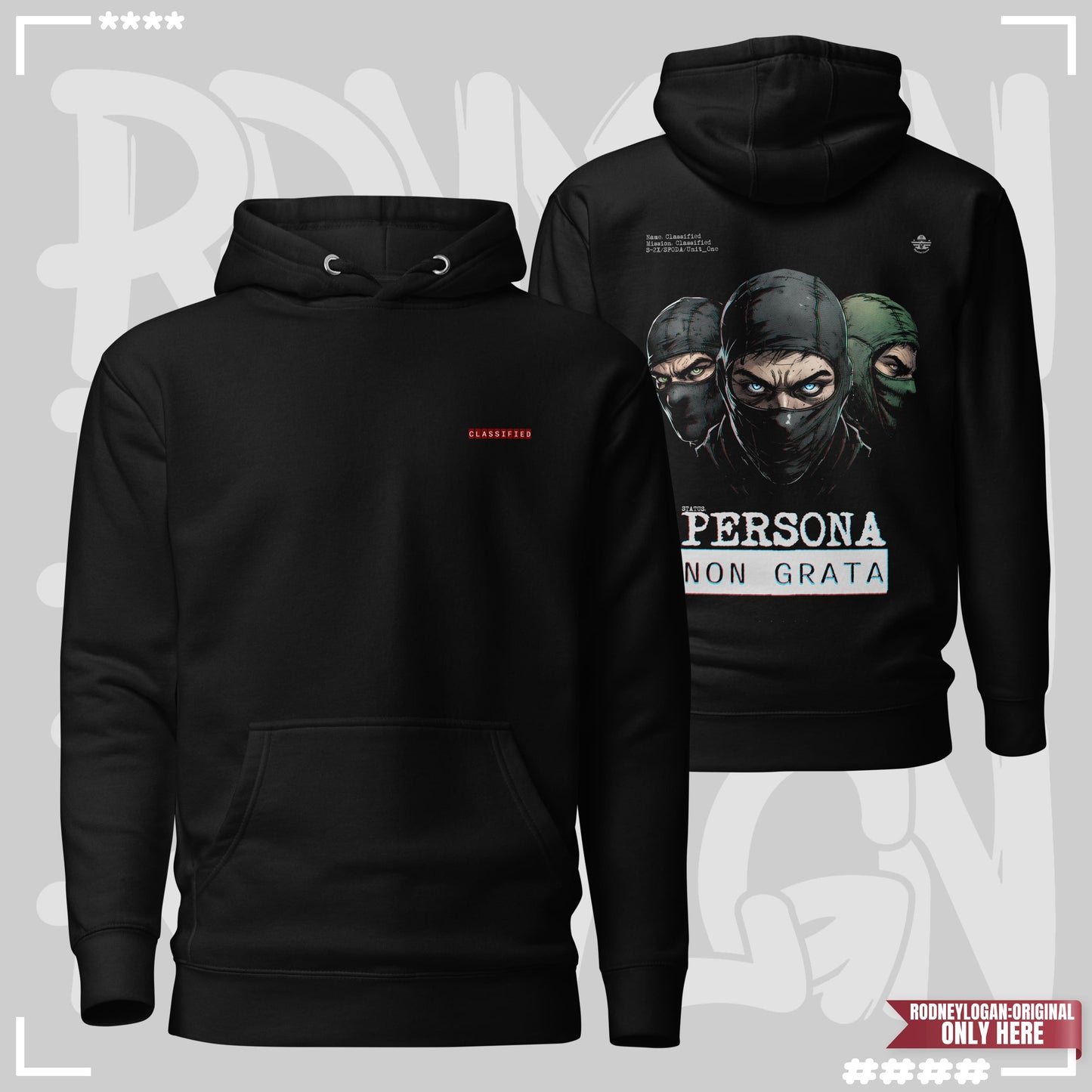 Hoodie - Persona Non Grata Hoodie