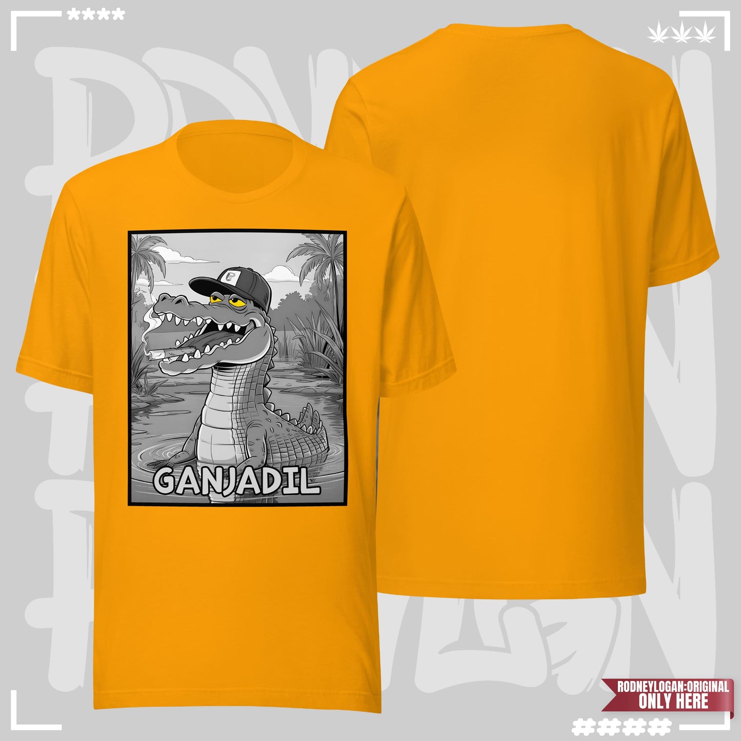T-Shirt - Ganjadil Gold T-Shirt