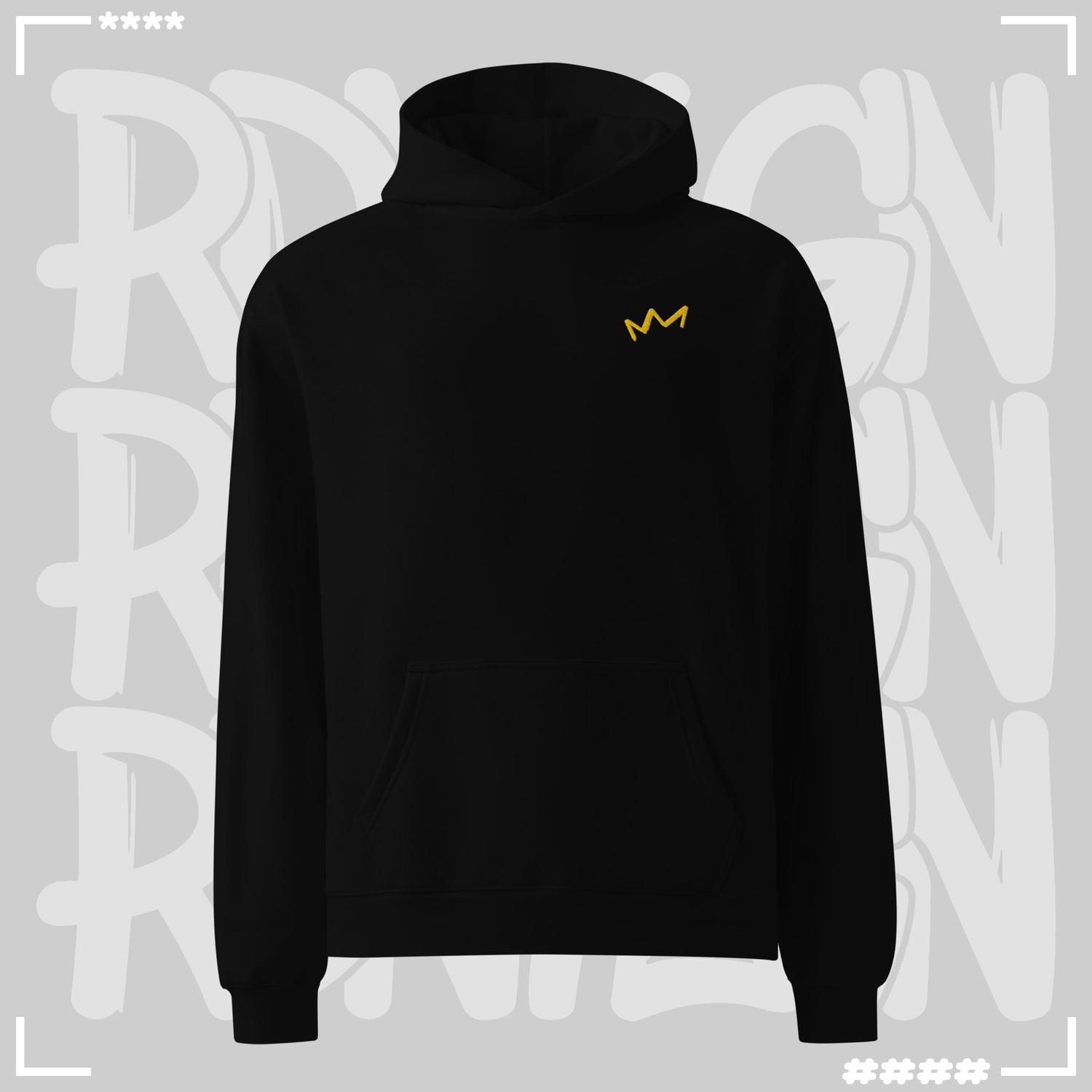 Essentials: Oversized Hoodie Black Oversized Hoodie