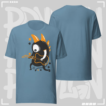 T-Shirt - Monster Jam Stahl Blau T-Shirt