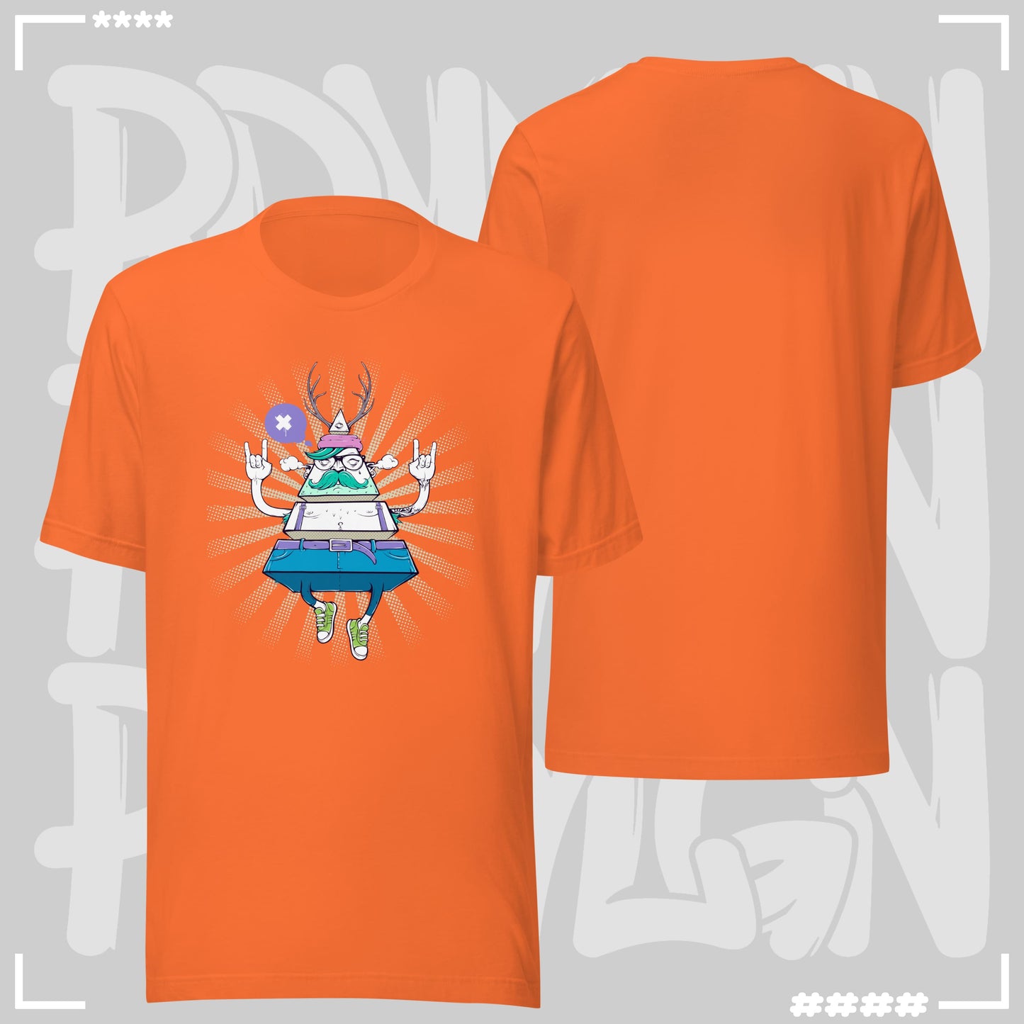 T-Shirt - Alpha Hipster Orange T-Shirt
