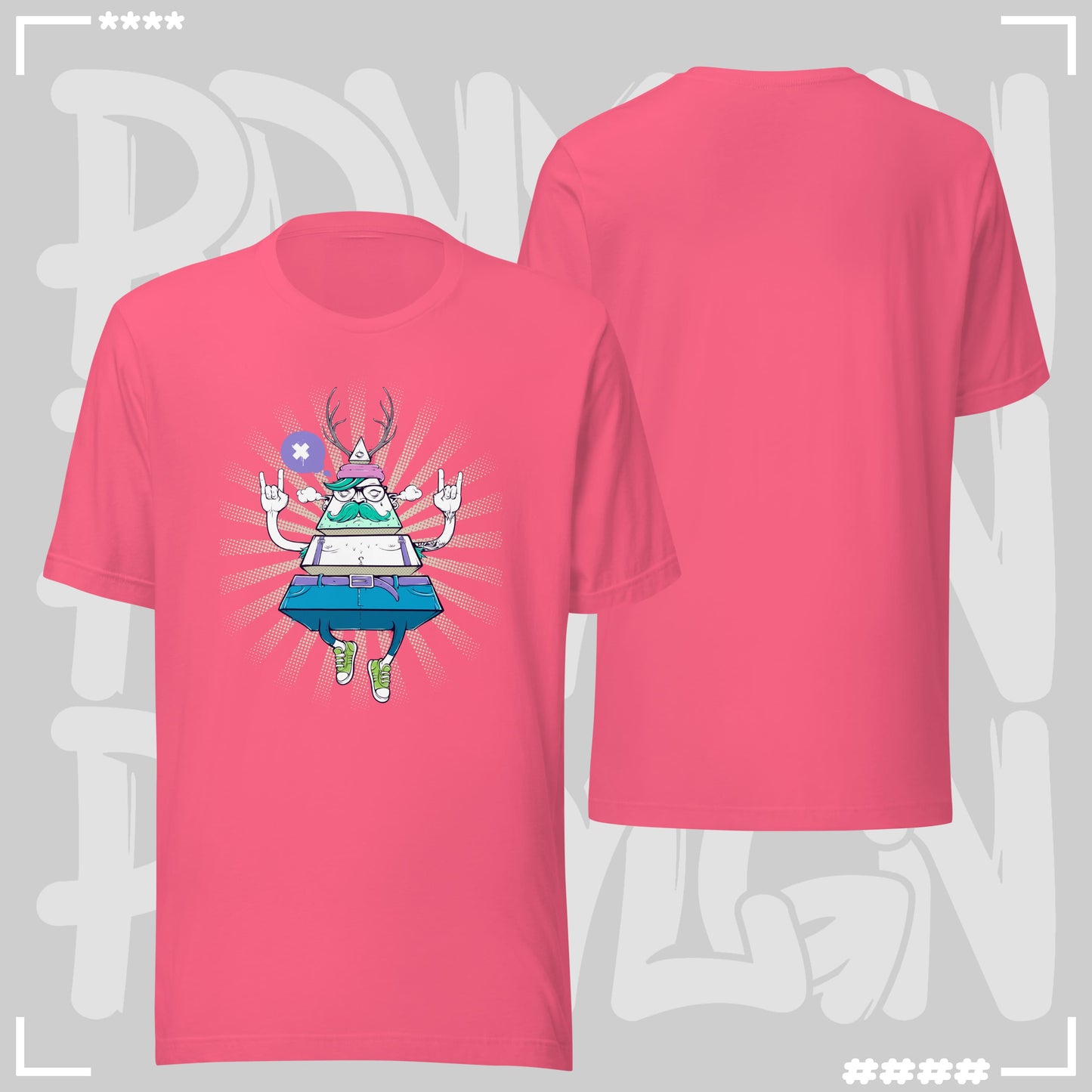 T-Shirt - Alpha Hipster Pink T-Shirt